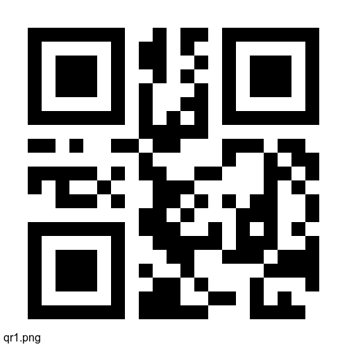 The merged QR codes, animated.